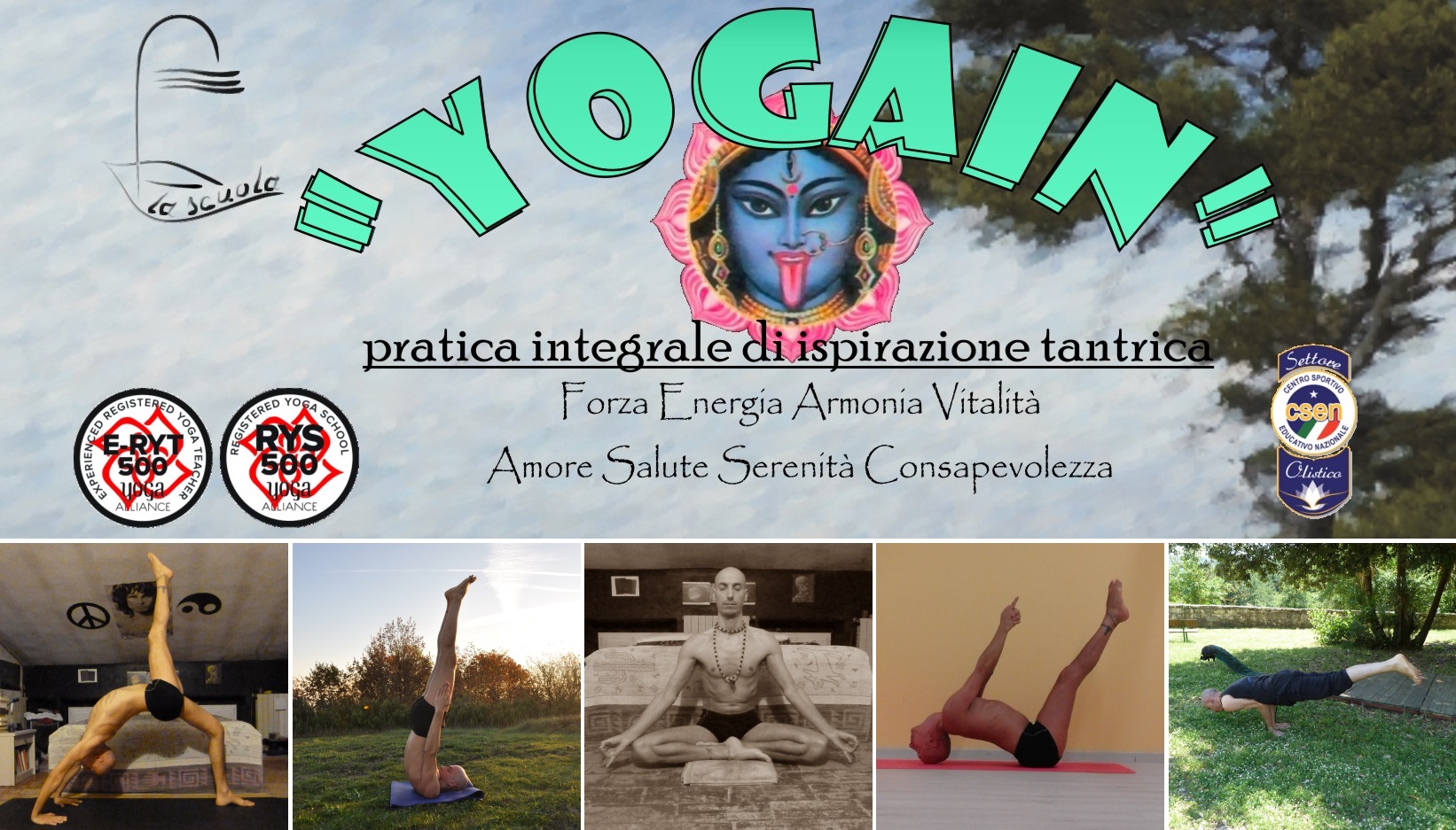 "YogaIn": portale web di divulgazione, pratica ed insegnamento dello Yoga.